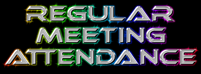 Regular meeting attendance